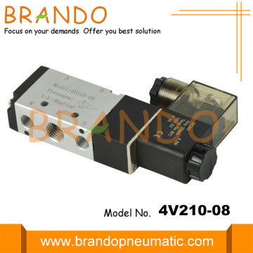 4V210-08 1/4 &#39;&#39; Válvula solenoide de control de aire neumático