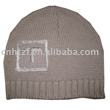 100% cotton knit hat