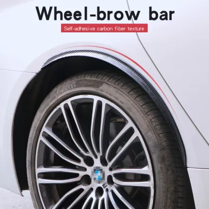 Carbon Fiber Wheel Fender Cover Protector - Anti-Collision Trim for All Cars