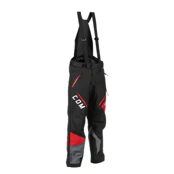 Waterproof Winter Bib Snow Pants with Removable High Back Suspenders for Snowmobiles