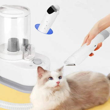 Portable Electric Pet Hair Vacuum & Grooming Tool Set for Cats and Dogs
