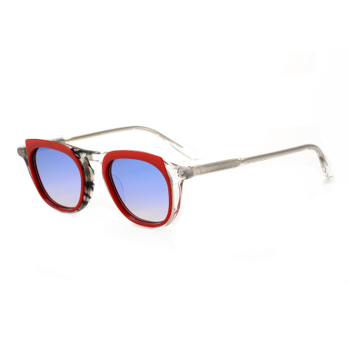 Acetate Sunglasses Frames Round Clear Vintage Eyewear Acetate Frame Factory