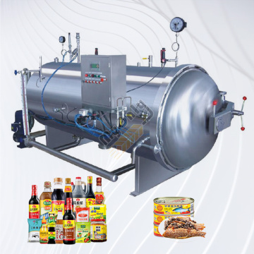 Stainless Steel Pet Bottle Retort Steam Sterilization Autoclave Sterilizer Machine for Soft Package