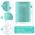 A5 Hardcover Leather Daily Health and Fitness Planner