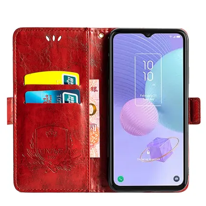 Side Buckle Luxury Mobile Phone Case for TCL Phones