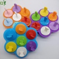 Hot Sale 7 Hole Silicone Ice Cream Mold