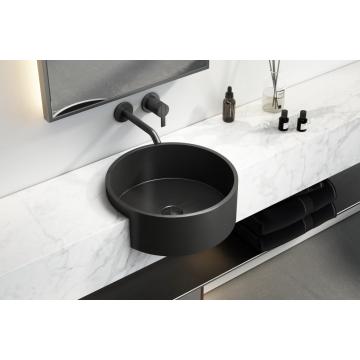 MEIAO Black Pvd Counteryop Baño de baño