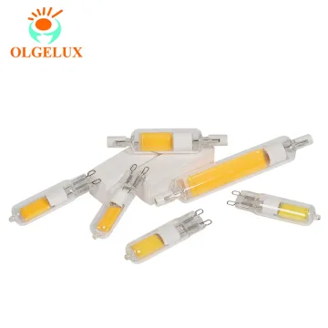 Flicker-Free AC220-240V G9 R7s LED Bulb - OLGELUX Warm White COB 2W/4W/8W