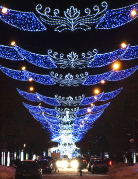 Christmas City Street Light Decorations