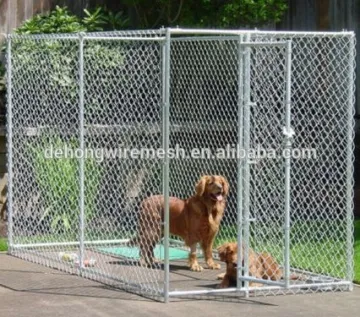 2016 wholesale chain link dog kennel / cheap dog kennels / dog fence for sale