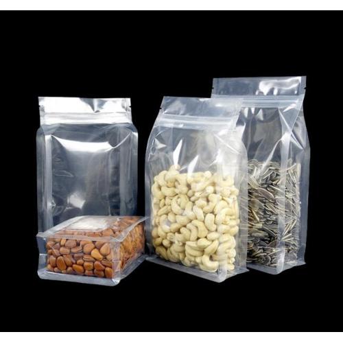 Clear Zipper Stand Up Pouch For Nuts
