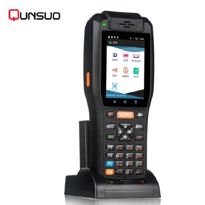 3.5inch handheld rugged pda with mobile printer