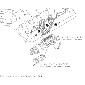 KOMATSU 6D125 ENGINE INJECTION PUMP 6150-71-1170