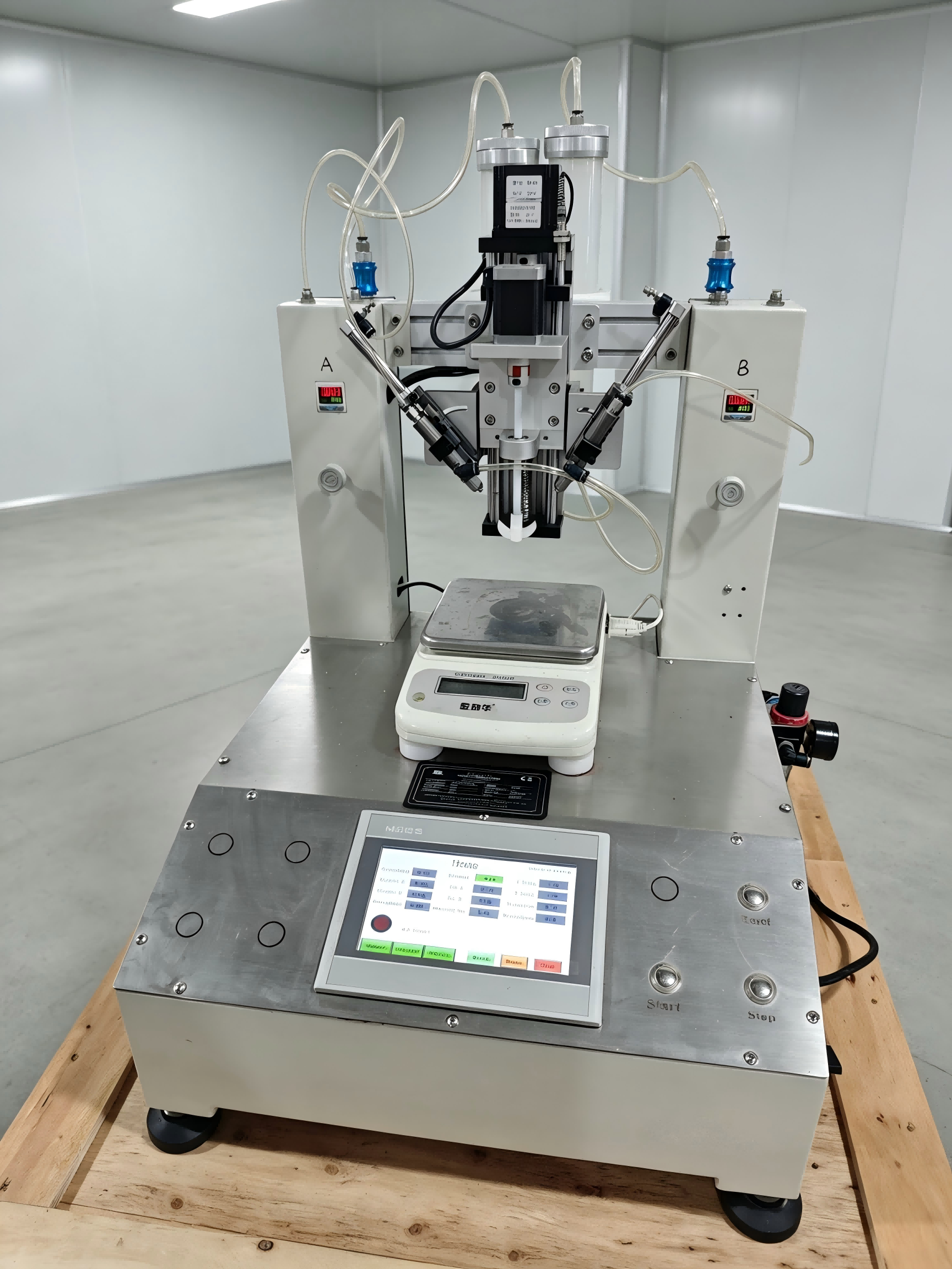 AB glue mixing machine