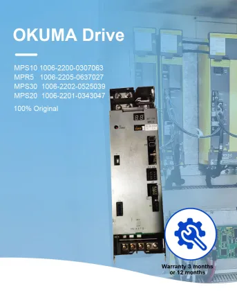 OKUMA Drive MPS20 1006-2201-0343047 Original Japan CNC Machine Parts