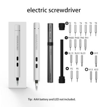 Mini Electric Screwdriver Drill Portable Cordless Power Screw Driver Kit Hand Screwdriver Bit Set For Small Devices PC Repair