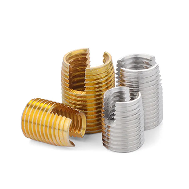 M2 M2.5 M3 M4 M5 M6 M8 M10 Stainless Steel 302 Type Slotted Self Tapping Thread Insert