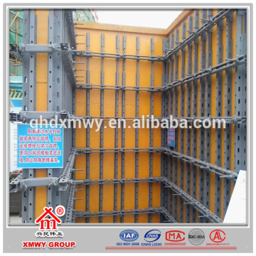 Plurality of vertical successive components wall formwork system