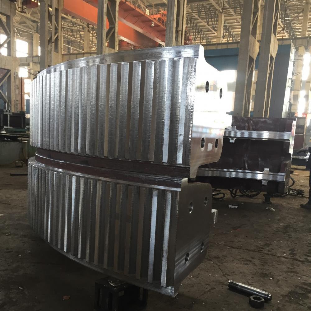 Large Module Casting Steel Mill Helical Ring Gear, High Quality Large ...