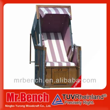 Folding strandkorb made oof teak wood for Germany2014
