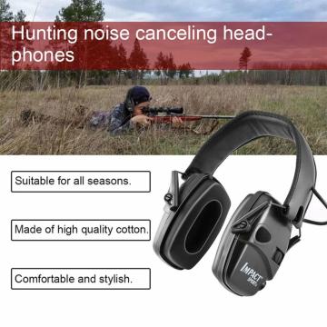 Foldable Electronic Shooting Earmuff Impact Sport Anti-noise Ear Protector Sound Amplification Tactical Hear Protective Headset