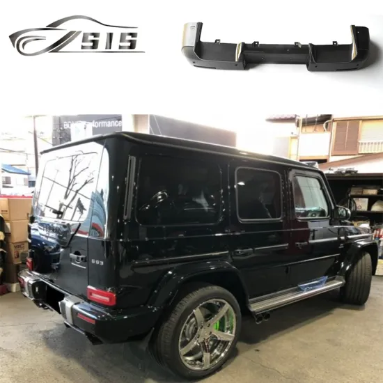G-Class W464 G63 KO Style Diffuser for G-Class W463A 2018-2022 G63 B Style DRY Carbon Fiber Bumper Rear Lip