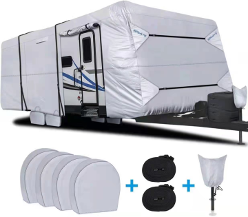 Coperchio di roulotte impermeabile e resistente alla polvere per rimorchi da viaggio - Anti -le -lear e protezione fino a 8 kg