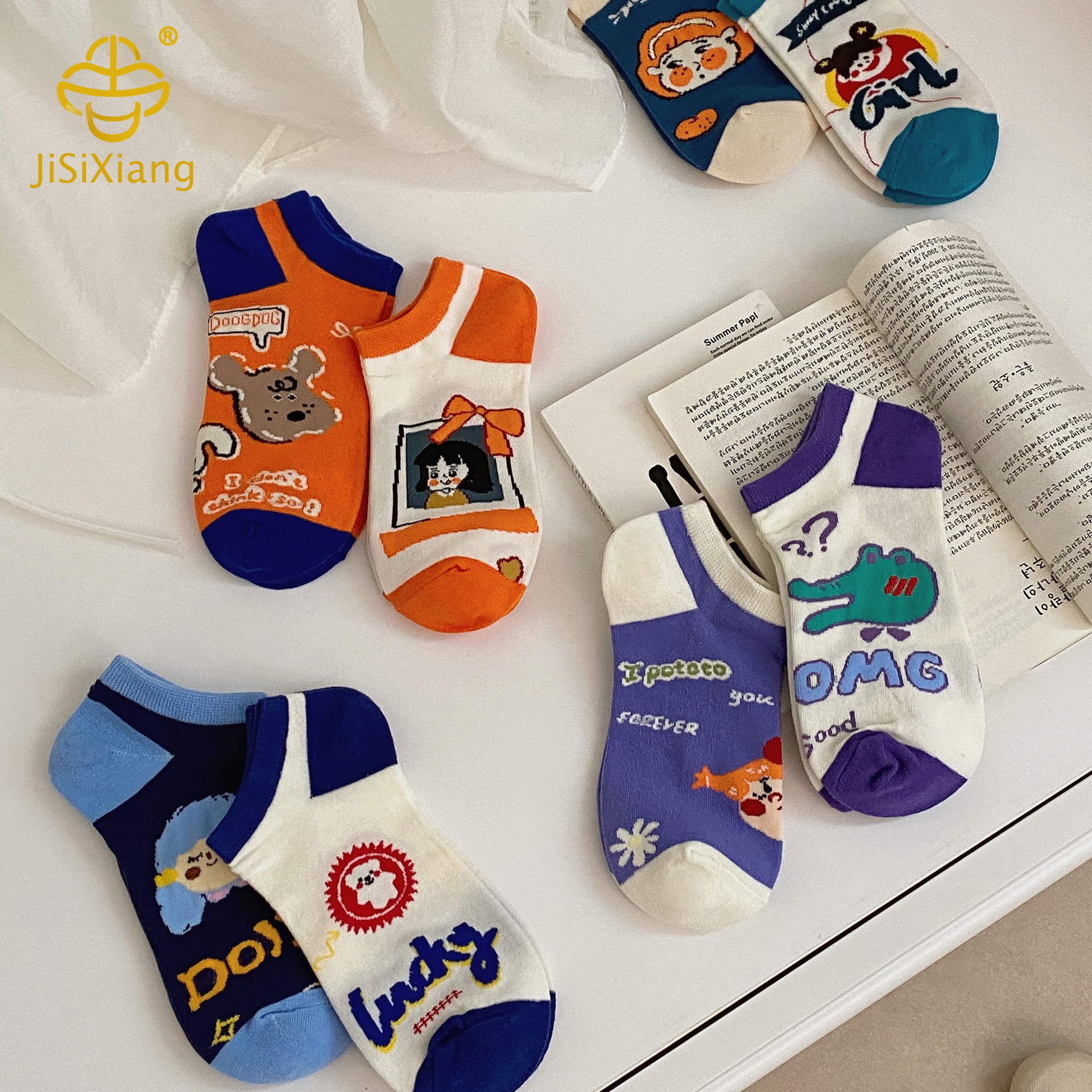 Cartoon thin socks