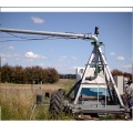 Sprinkler irrigation machine with long service life, strong stability and large covering area