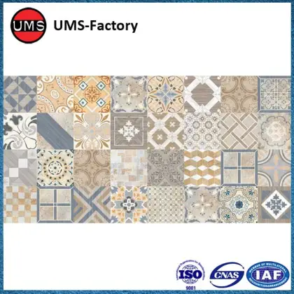 Matte surface tiles for kitchen rustic wall decoration