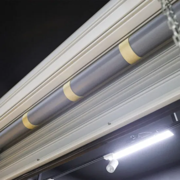 Windproof Aluminum Roller Shutter with Fiberglass Nylon Screen Netting