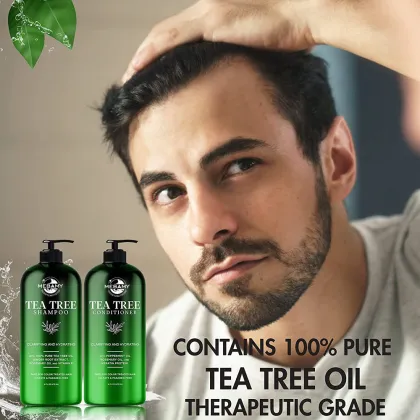 OEM ODM Sulfate Free Organic Tea Tree Shampoo and Conditioner Set