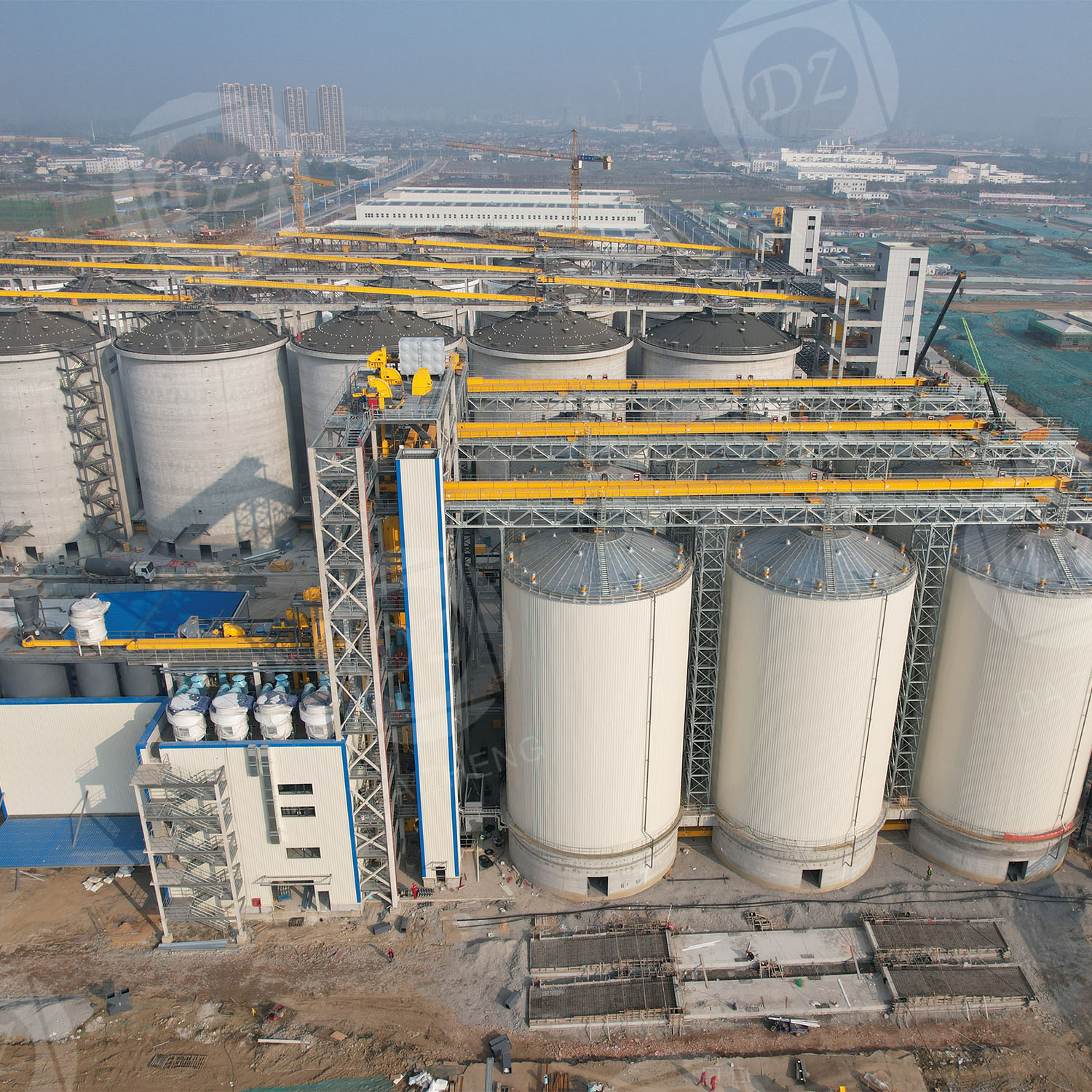 Farm Grain Storage Spiral Bins