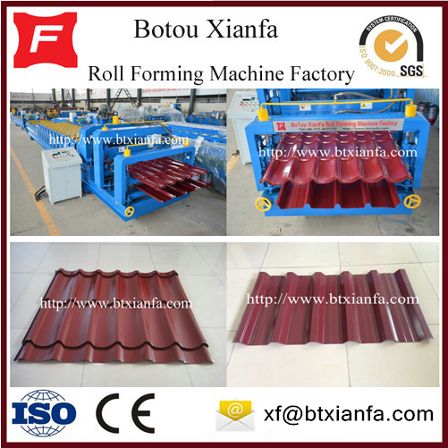 Corrugated Sheet Metal Roofing Roll Forming Machine