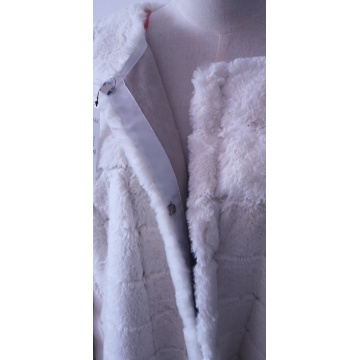 Fake Fur Long Coat Fashion für Damen