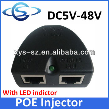 POE Injector with LED Indicator 12v switches