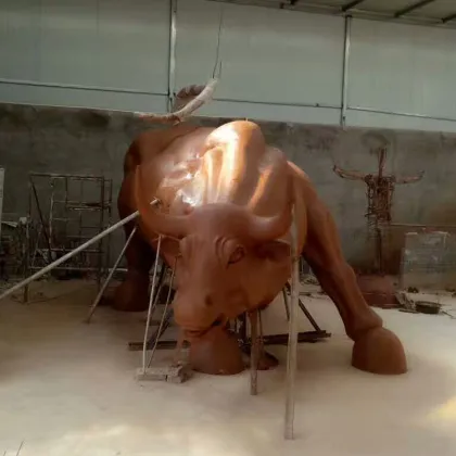 High quality wall street bull statue