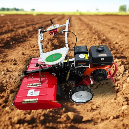 New Micro-tiller 2-Wheel Agricultural Machinery: Ridge Support Ditching Cultivator
