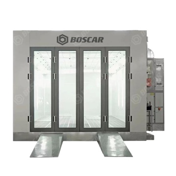 2024 cabinas de pintura en aerosol certificadas por CE para la venta - salones de pintura para automóviles de 7m x 5m con hornos de calefacción de 30kW