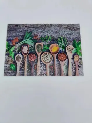 Tempered glass cutting chopping board