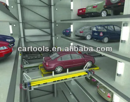 Robotic undergound parking garage project