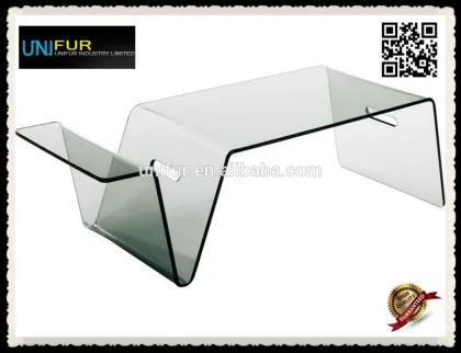 Replica Eric Pfeiffer modern hot coffee table in acrylic material
