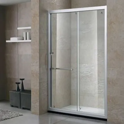 6mm 8mm Frosted Glass Sliding Partition Shower Door