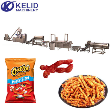 Mesin ekstrusi camilan otomatis untuk Kurkure, Cheetos, Corn Curls, Nik Naks