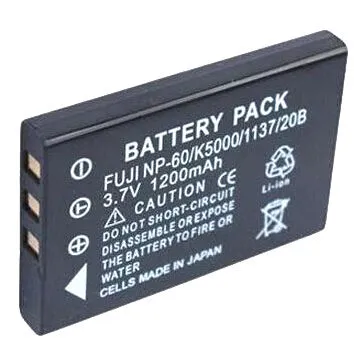 Li-ion Digital Camera Battery for Fujifilm 20B/FNP60/1137/K5000/CNP30 Series