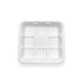 1100ml Corn Starch Disposable Food Serving Tray