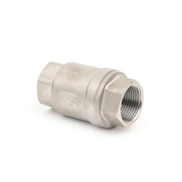 Stainless steel threaded check valve