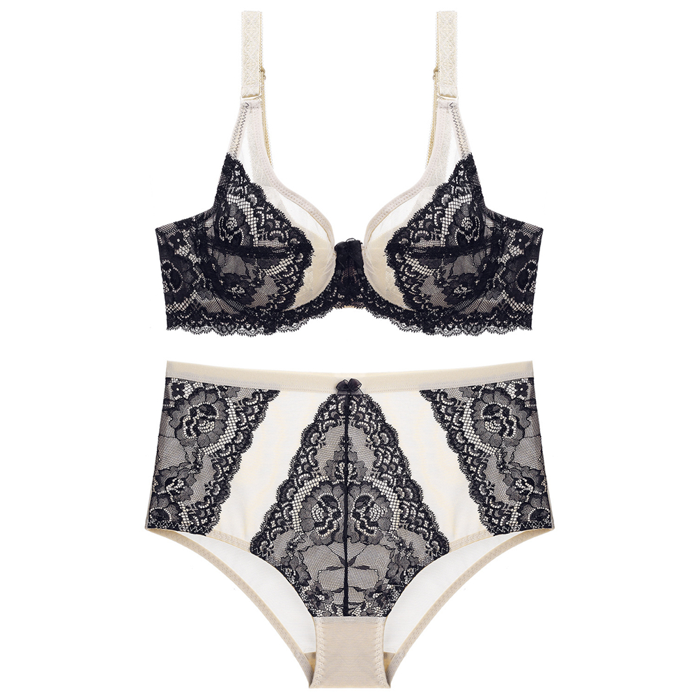 Contrast Color Lace Lingerie