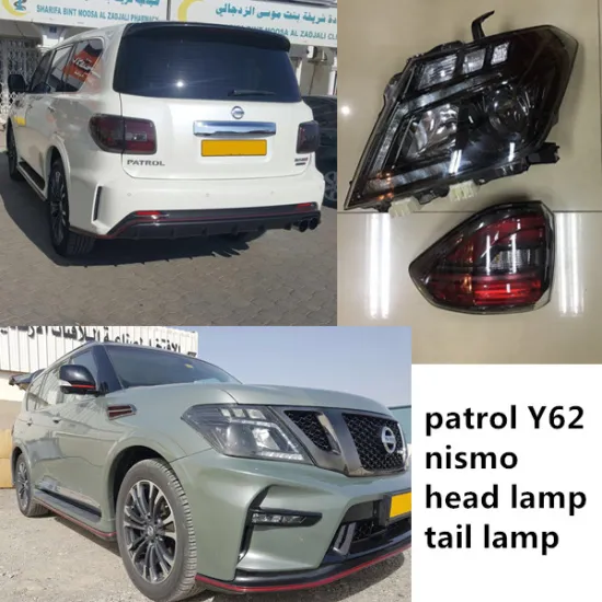 nismo style head lamp tail lamp for niss-an patrol Y62 2014-2016