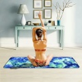 Printed sports towel microfiber yoga mat towel non-slip